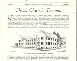 Tacoma, Christ Church - Wells Hall 1927
